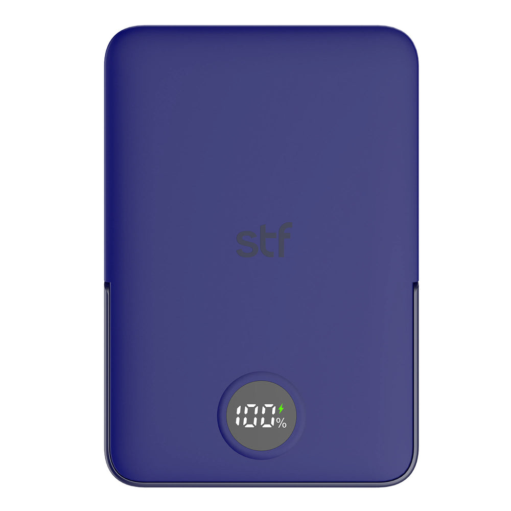 Batería Portátil Power Bank STF 10000 mAh 20W Carga Magnética Azul