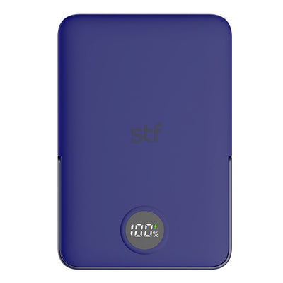 Batería Portátil Power Bank STF 10000 mAh 20W Carga Magnética Azul