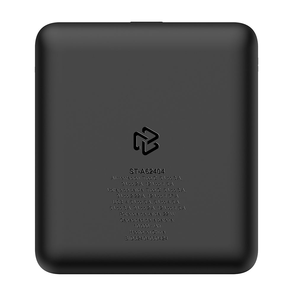 Batería Portátil Power Bank STF 10000 mAh 22W Carga Ultra Rápida