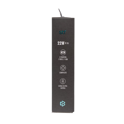 Batería Portátil Power Bank STF 10000 mAh 22W Carga Ultra Rápida