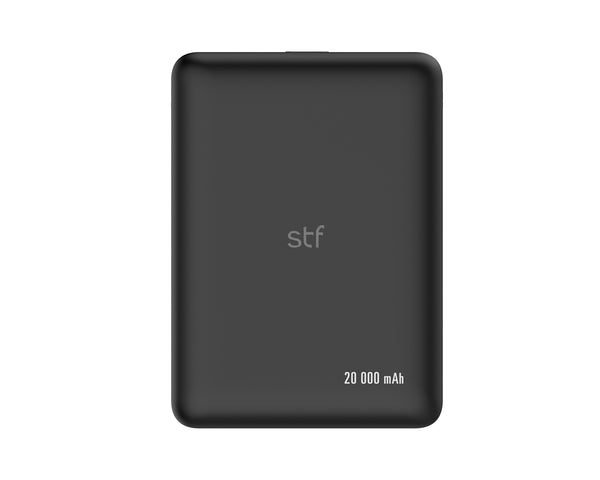 Bateria powerbank 22W | STF | 20,000 mAh 2 puertos USB/Tipo C Ultra rapida