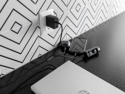 Cable 4 en 2 STF Carga Ultra Rápida USB/Tipo-C a Micro USB/Lightning/USB-C 100W