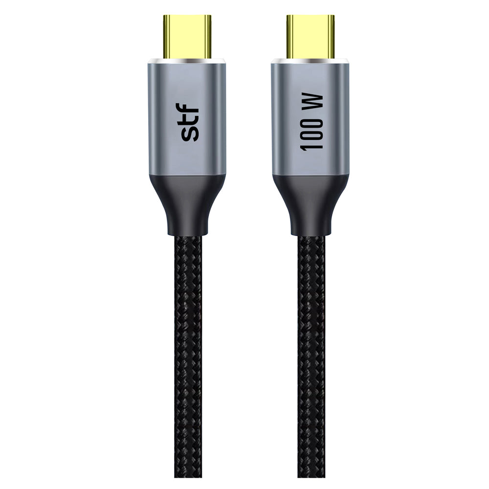 Cable USB C a C STF 100W 4K UHD 1.8m Super Carga Ultra Rápida y Video