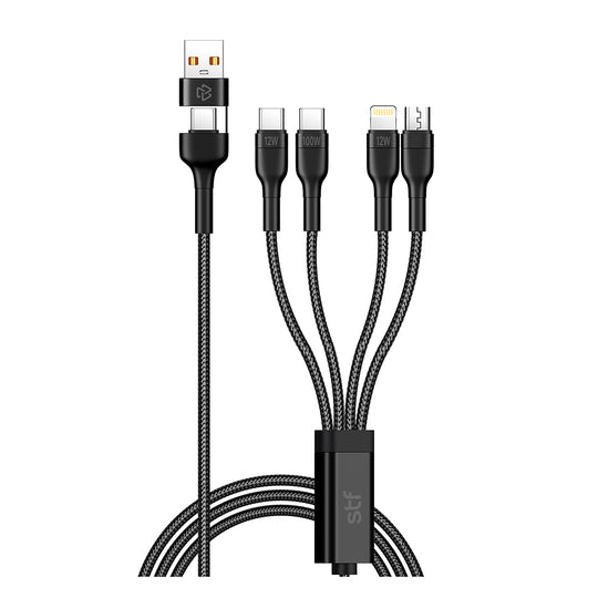 Combo Carga Ultra Rápida: Cargador 100W GaN + Cable 100W 1.8 m