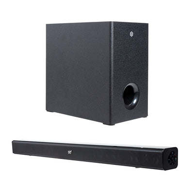 Barra de Sonido Blade Max 2.1 STF 60W Subwoofer Inalámbrico HDMI OPTICO 3.5mm AUX USB