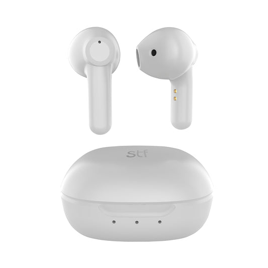 Audífonos inalámbricos True Wireless | STF Kun | 12 hrs Blanco