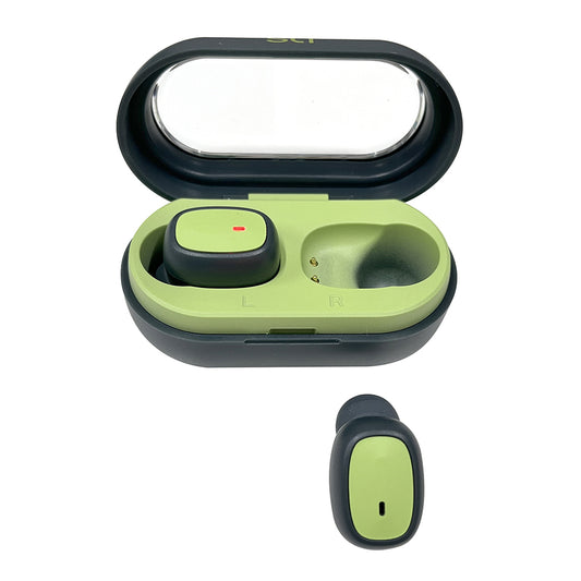 Audífonos TWS VIVA: Sonido Premium, Batería 12H, Micrófono, Verde