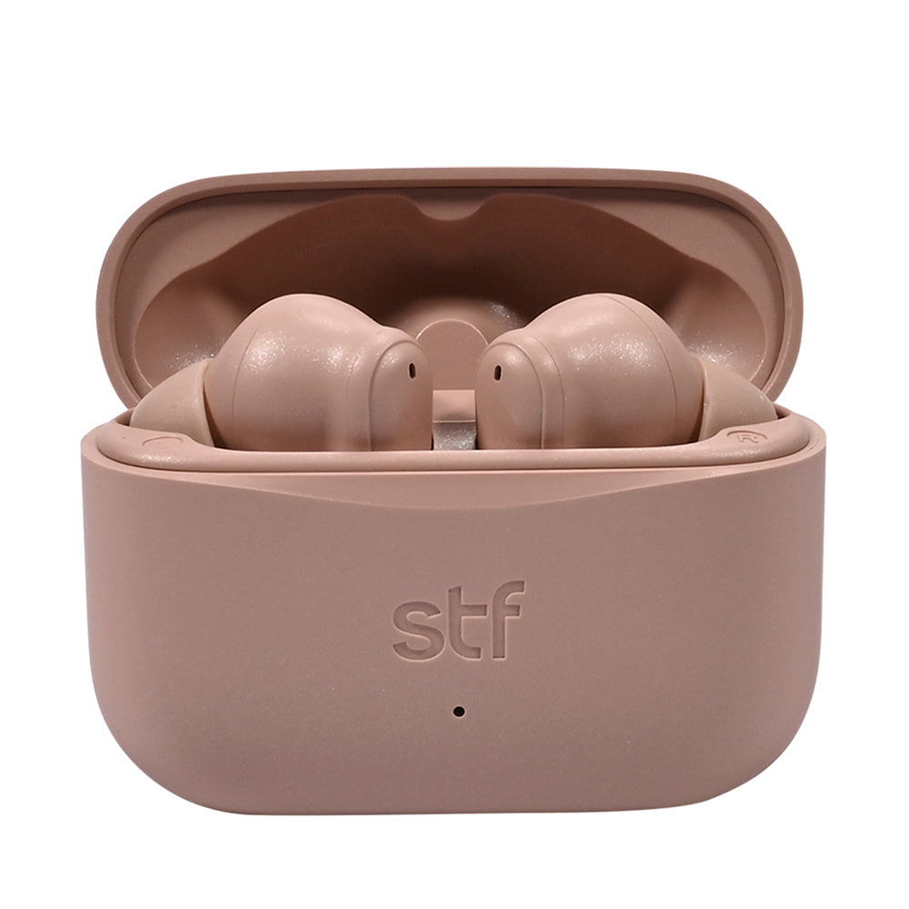 Audifonos Inalambricos Tws Soar STF 20hrs Uso ANC 4 Micrófonos Rosa