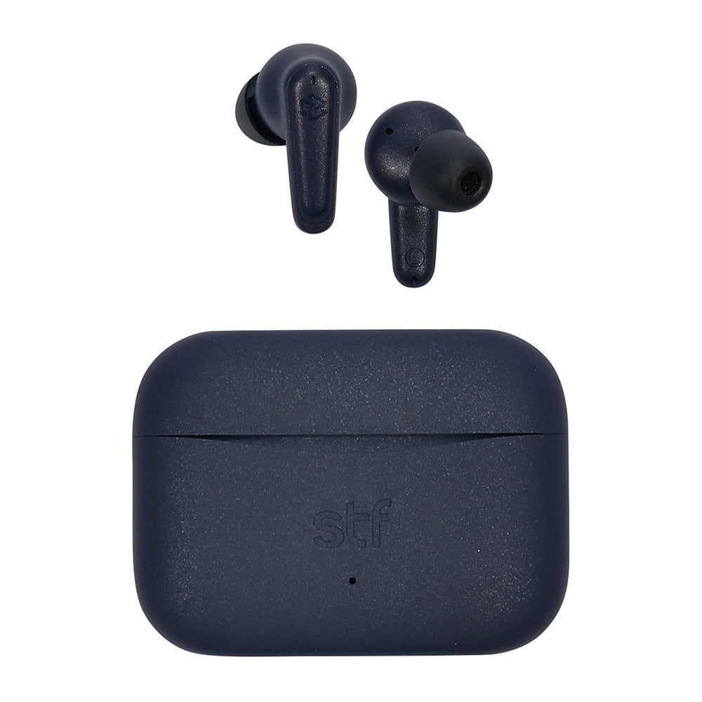 Audifonos Inalambricos Tws Soar STF 20hrs Uso ANC 4 Micrófonos Azul