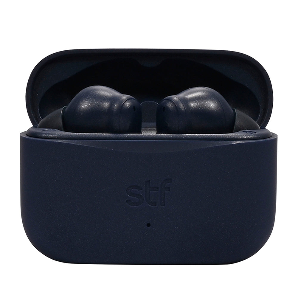 Audifonos Inalambricos Tws Soar STF 20hrs Uso ANC 4 Micrófonos Azul