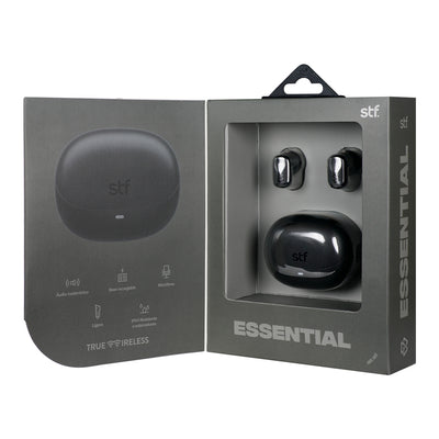 Audifonos Inalambricos Tws Essential STF 40hrs Uso Protección IPX4 Negro