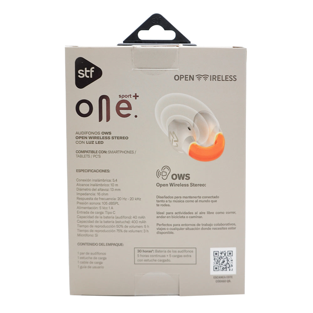 Audifonos Inalambricos Ows One Plus Sport STF 30Hrs Uso IPX5