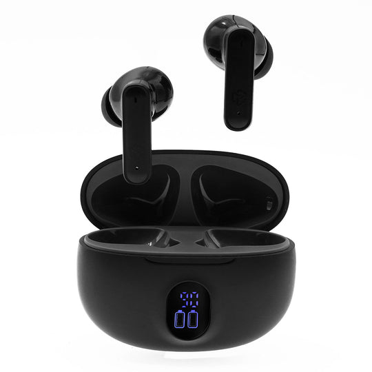 Audífonos Urban Wild TWS: 12H Batería, Micrófono, Resistencia IPX4, Negro