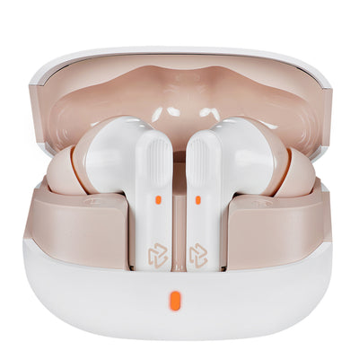 Audifonos Inalambricos Tws Pure STF 12hrs Uso Proteccion IPX4 Blanco