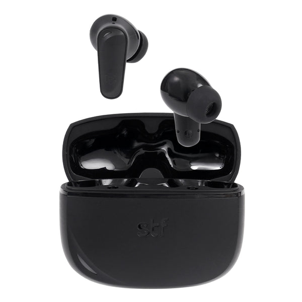 Audífonos STF One: ENC, TWS, 4 micrófonos, Batería 42 Hrs, IPX4, Negro