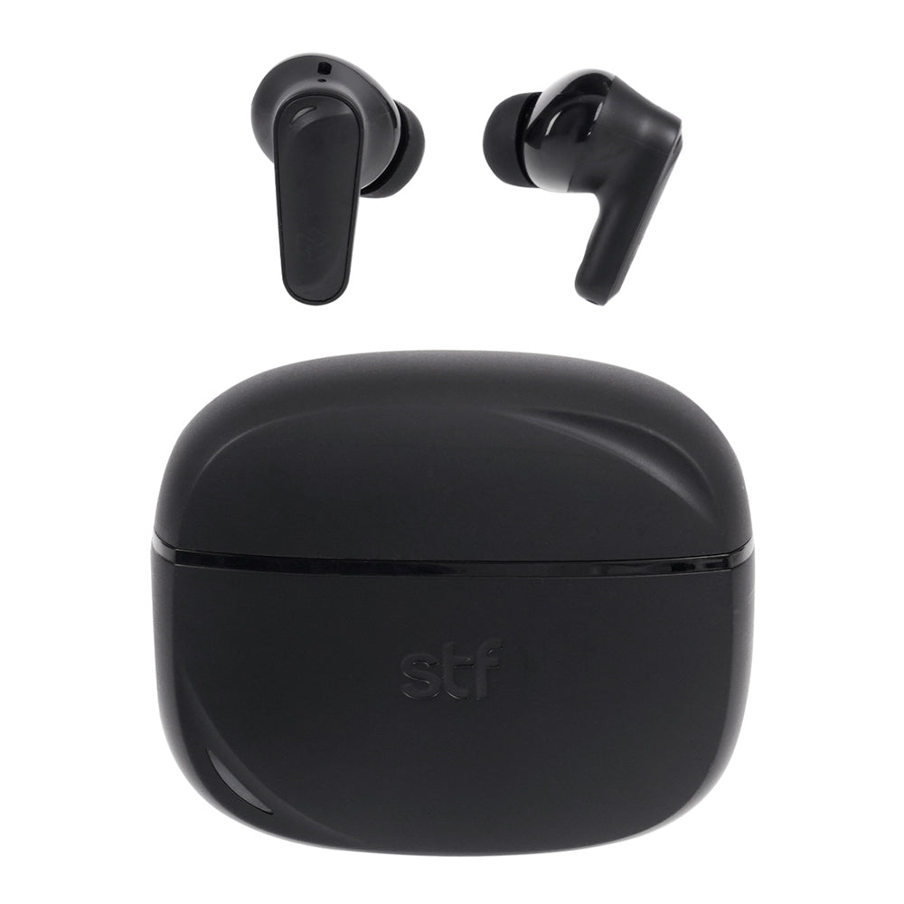 Audifonos Inalambricos Tws One STF 42hrs Uso ENC 4 Micrófonos Protección IPX4 Negro