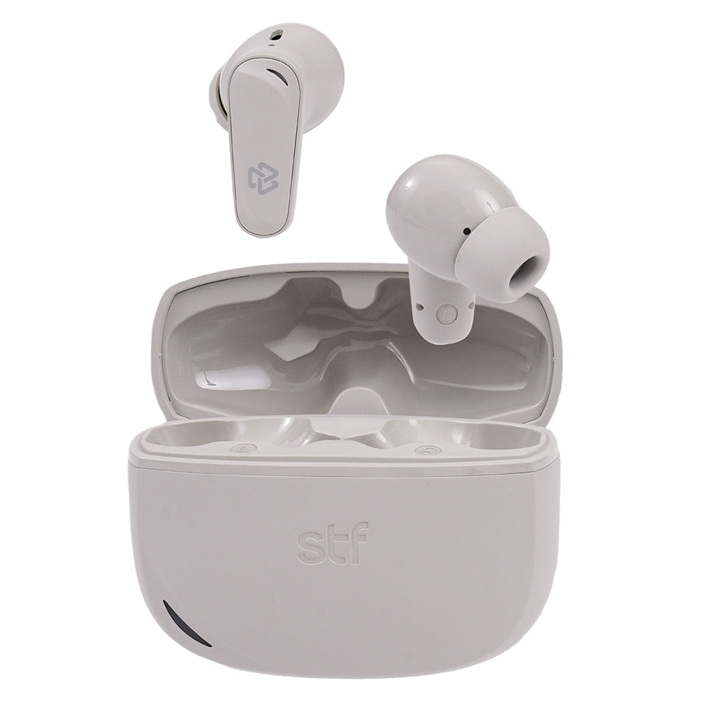 Audifonos Inalambricos Tws One STF 42hrs Uso ENC 4 Micrófonos Protección IPX4 Gris