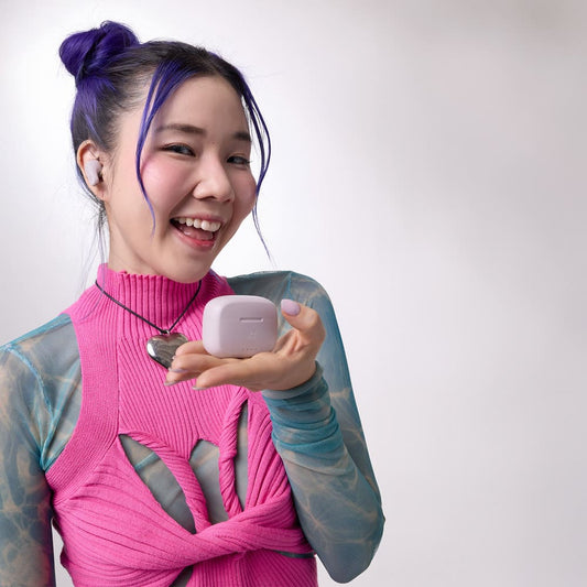 Audífonos TWS One Plus: ANC/ENC, 4 Micrófonos, Batería 36 Hrs, IPX4, Rosa