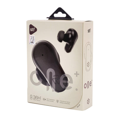 Audifonos Inalambricos Tws One Plus STF 36hrs Uso ANC/ENC 4 Micrófonos Protección IPX4 Negro