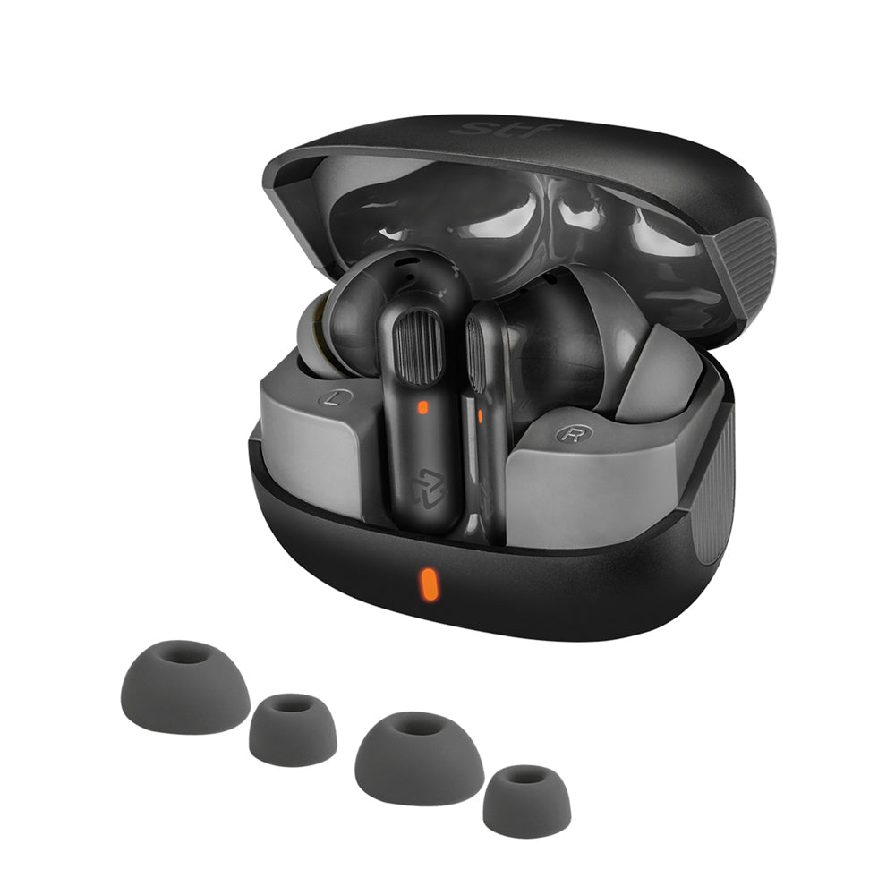Audifonos Inalambricos Tws Pure STF 12hrs Uso Protección IPX4 Negro
