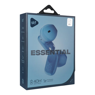 Audifonos Inalambricos Tws Essential STF 40hrs Uso Protección IPX4 Azul