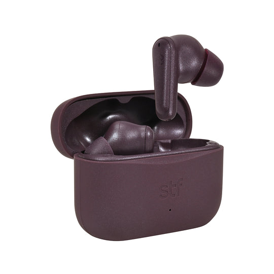 Audífonos inalámbricos TWS Soar: 5 hrs de uso, ANC, Morado