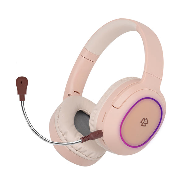 Audífonos Inalámbrico On ear | STF VIVA | Micrófono removible 3 hrs uso Omnidireccional Rosa