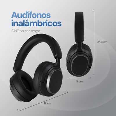 Audifonos Inalambricos On Ear One STF 14hrs Uso Negro