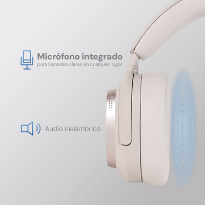 Audifonos Inalambricos On Ear One STF 14hrs Uso Blanco