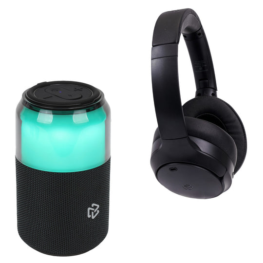 Kit STF Audífonos One Plus OE ANC + Bocina inalámbrica BOLT color negro