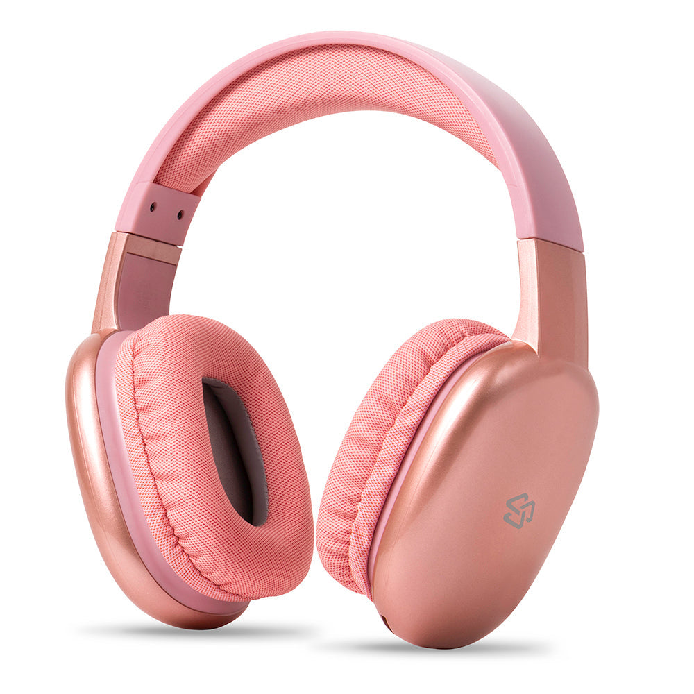 Audifonos Inalambricos On Ear Aurum STF ANC 8hrs Uso Rosa