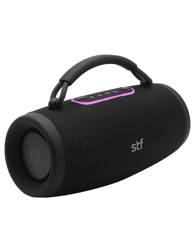 Bocina Portatil STF Allure Stand con Led RGB 15W RMS, TWS y radio FM