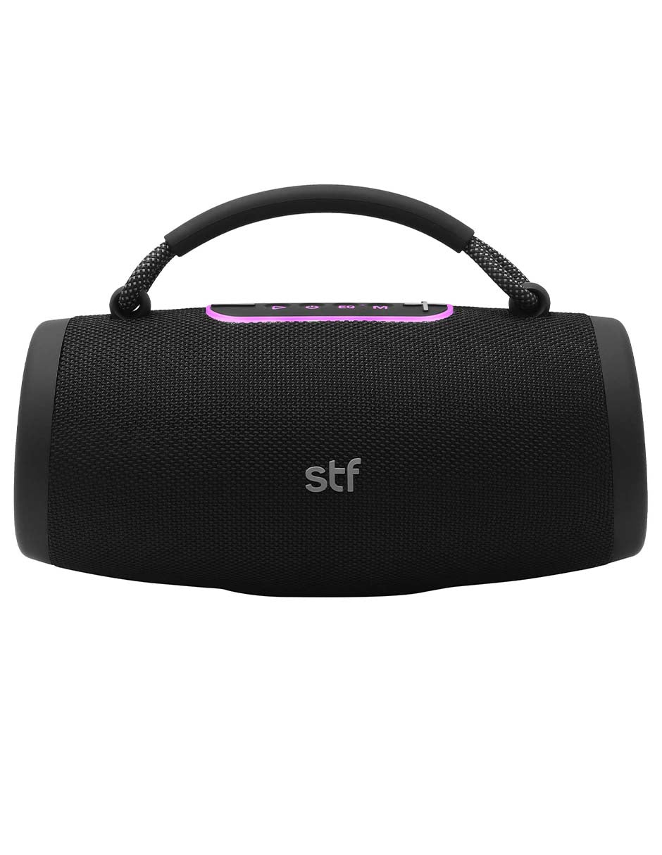 Bocina Portatil STF Allure Stand con Led RGB 15W RMS, TWS y radio FM