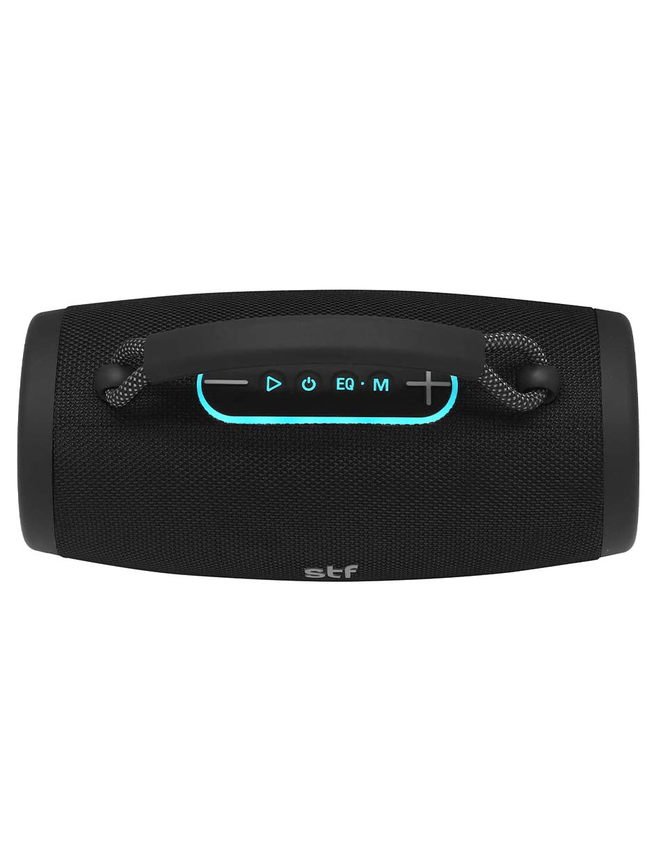 Bocina Portatil STF Allure Stand con Led RGB 15W RMS, TWS y radio FM