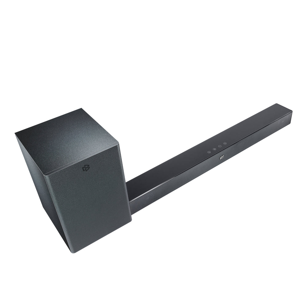 Barra de Sonido Home Audio Roku 2.1 STF Subwoofer Inalámbrico 90W HDMI OPTICO 3.5mm AUX