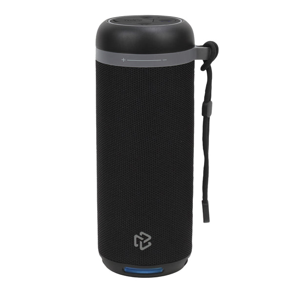 Bocina Portátil STF Rise: 10W, 5 hrs, IPX3 , TWS, Radio FM Negro