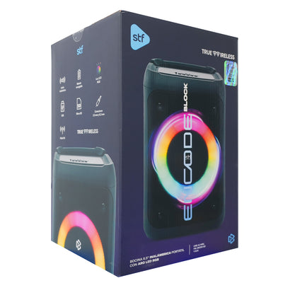 Bocina Portátil Encode Block 6.5 STF 10W 2hrs Uso Función Tws