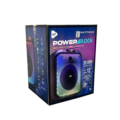 Bocina Portatil Power Block 12 STF 40W 4hrs Uso Funcion Tws