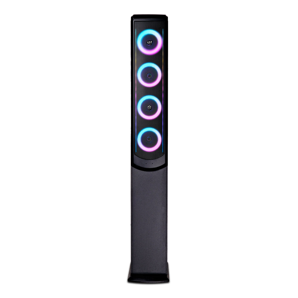 Barra de Sonido Torre Home Audio STF Subwoofer 50W USB SD 3.5 mm 6.3 mm FM True Wireless