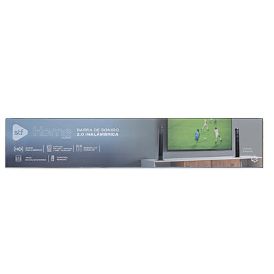 Barra de Sonido Home Audio 2.0 STF 30W HDMI OPTICO 3.5mm AUX USB