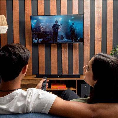 Barra de Sonido Blade Max 2.1 STF 60W Subwoofer Inalámbrico HDMI OPTICO 3.5mm AUX USB