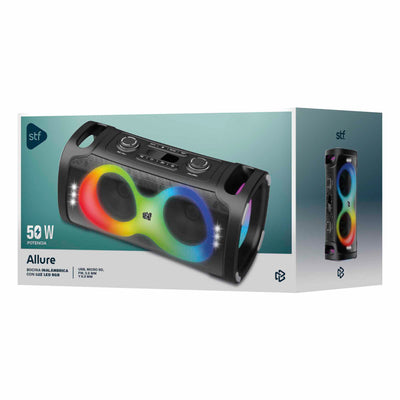 Bocina Portatil Allure Doble 6.5 STF 50W 2hrs Uso