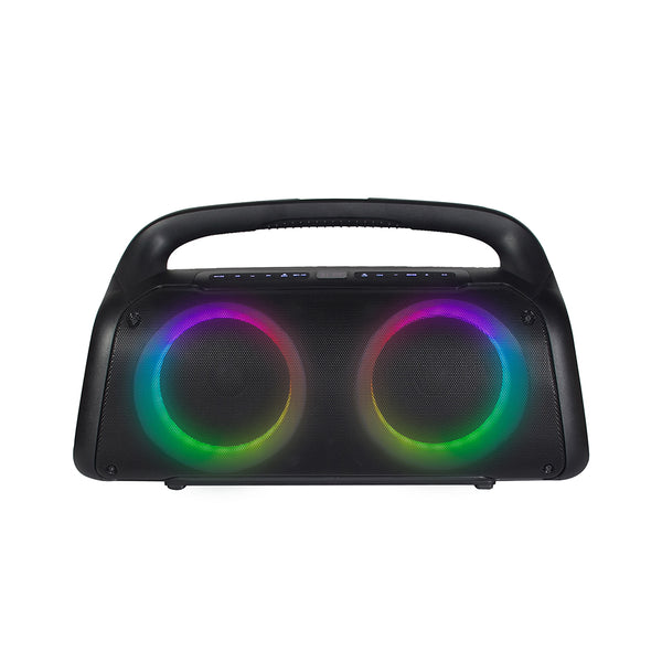 Bocina Portátil STF Power Block 6.5" x2 60W, Karaoke, TWS, 6hrs uso