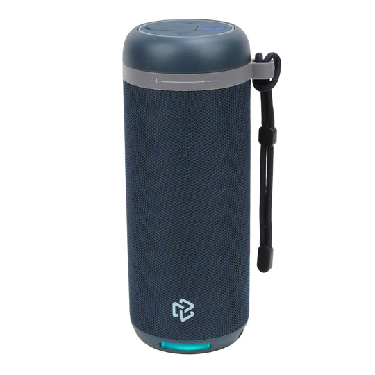 Bocina Inalámbrica portátil Rise: 2 x 2" pulgadas, 5hrs uso, 10W, protección IPX3, Azul