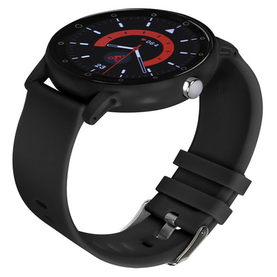 Smartwatch Reloj Kronos Insignia Round STF Pantalla 1.3" Resistencia al agua IP65 Negro