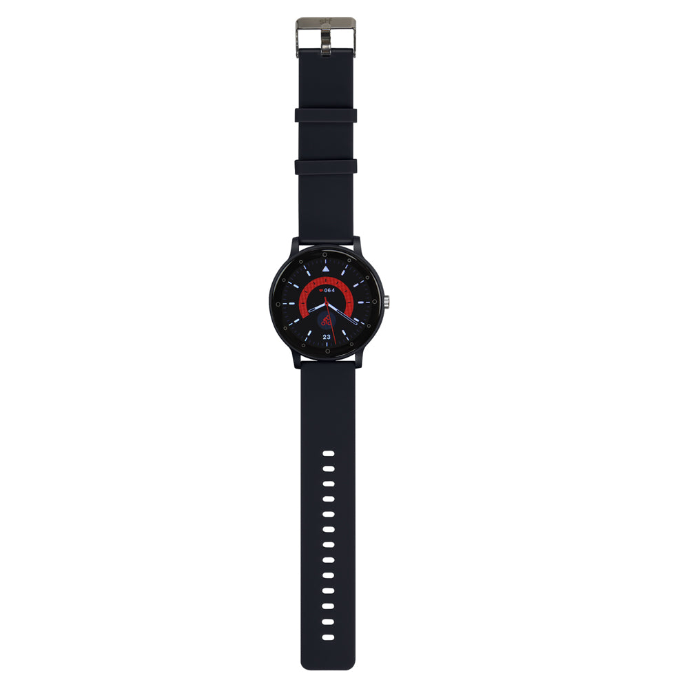 Smartwatch Reloj Kronos Insignia Round STF Pantalla 1.3" Resistencia al agua IP65 Negro