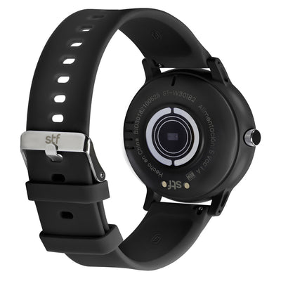 Smartwatch Reloj Kronos Insignia Round STF Pantalla 1.3" Resistencia al agua IP65 Negro