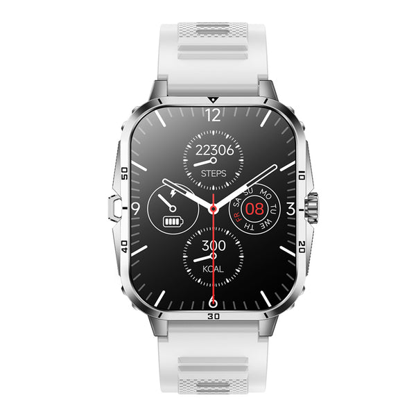 Smartwatch Kronos Insignia TFT 2.01", Llamadas, IP65 blanco