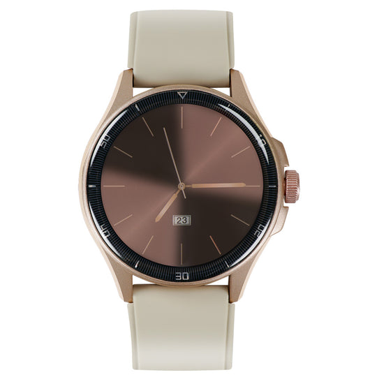 Smartwatch Reloj Kronos Oblivion AMOLED 1.43", Llamadas, Sumergible IP68, Beige