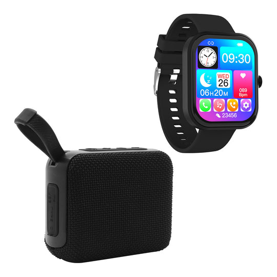 Smartwatch + Bocina portatil Kronos Speaker pack